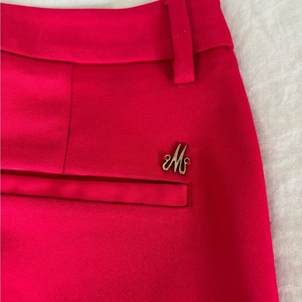 Mos Mosh Fuchsia Pants with Ankle Flare-Leg Design - Picture 6 of 13